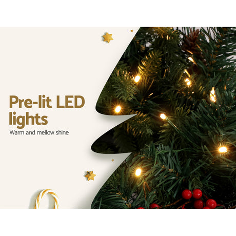 2.4m LED garland, for indoor or outdoor use.