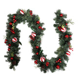 Decorated Christmas garland 2.7 metres long.