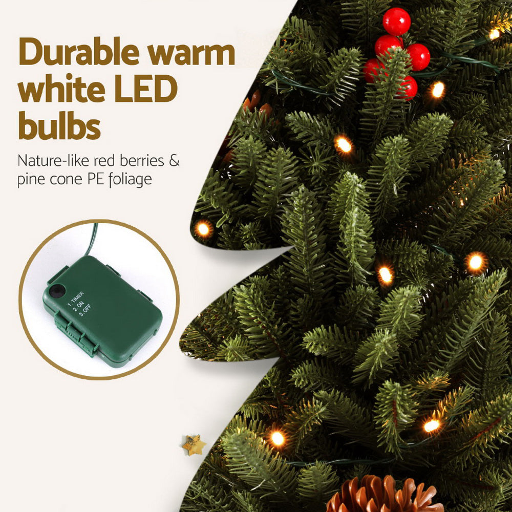 The 90cm mini LED tree shown again, needing no tools.