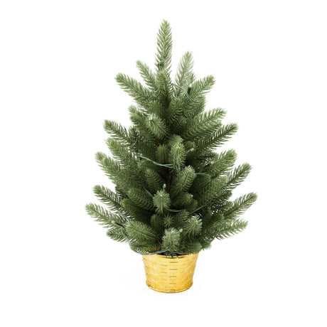 Another view of the 45cm mini lit tree, arriving pre-lit.
