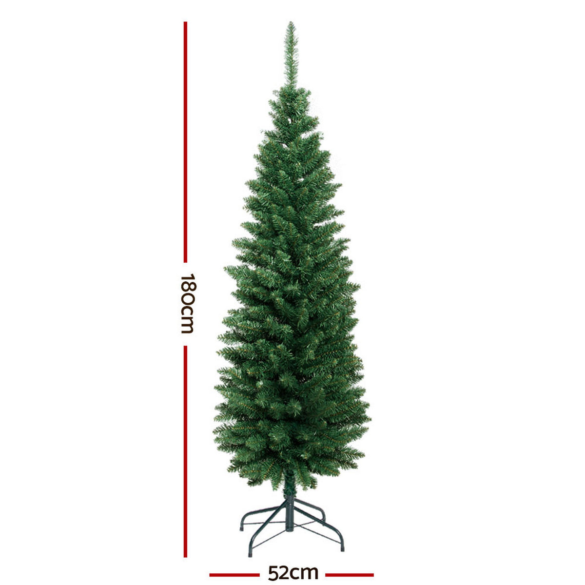 Jingle Jollys 1.8m green Christmas tree with 300 tips