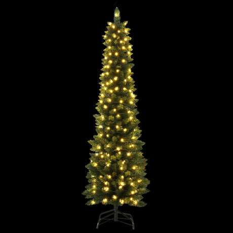 Pre-lit Christmas tree 1.8 metres tall with 200 LED lights.