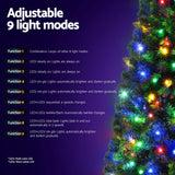 Another view of the 1.8m pre-lit tree, running on low voltage.