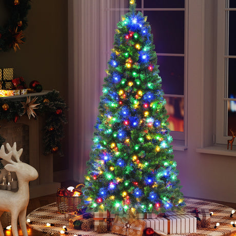 The 1.8m pre-lit tree shown again, arriving pre-lit.