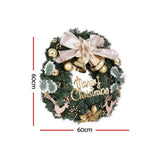 Another view of the 60cm flower wreath, for indoor or outdoor use.