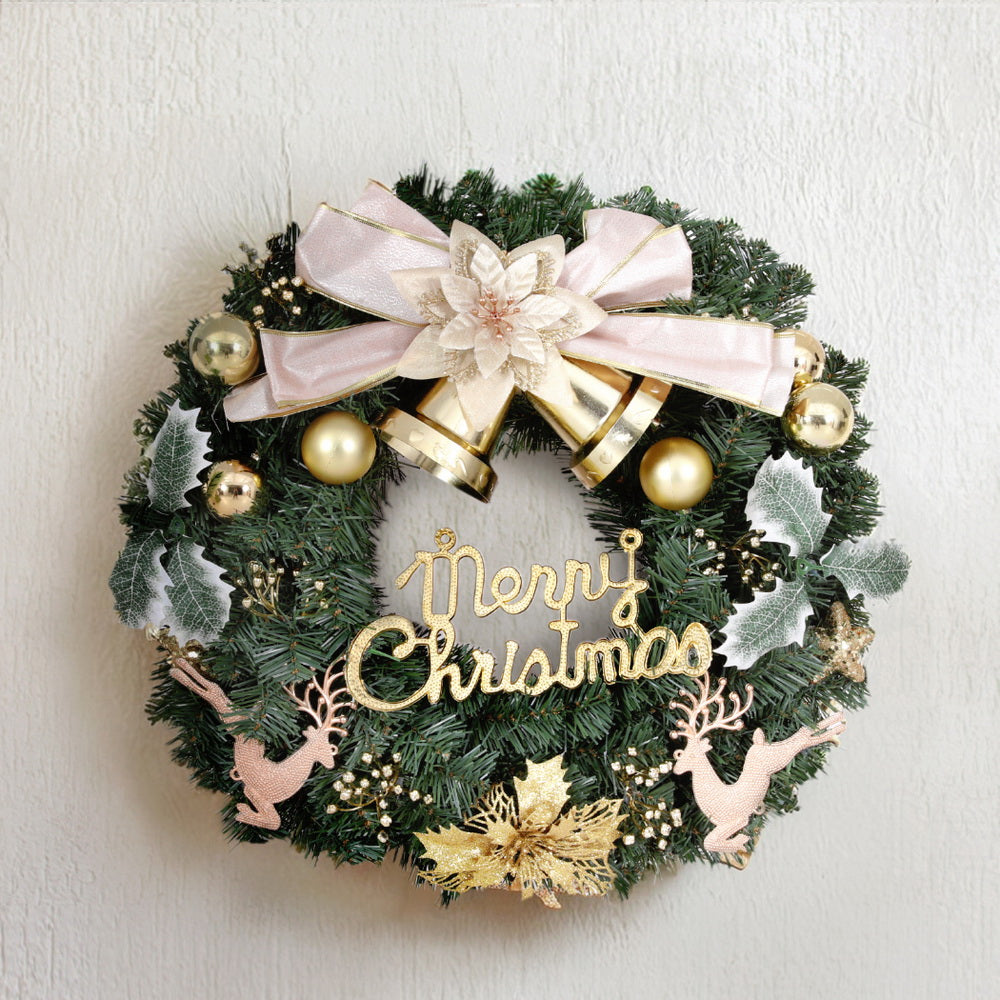 The 60cm flower wreath, for indoor or outdoor use.