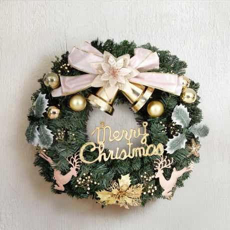 The 60cm flower wreath, for indoor or outdoor use.