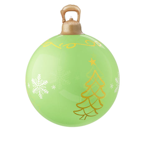Another view of the 60cm illuminated bauble, deflates flat for storage.