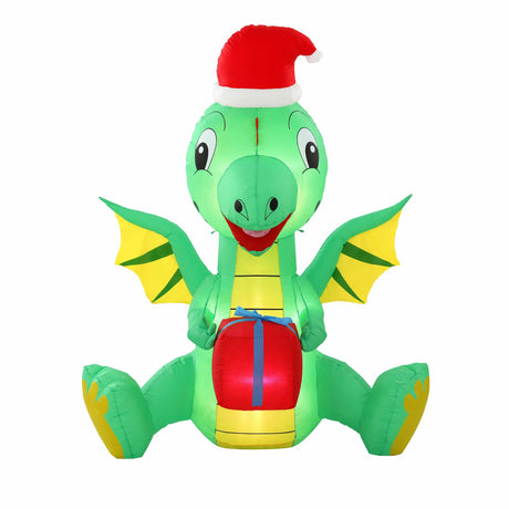 Another view of the inflatable dragon, for indoor or outdoor use.