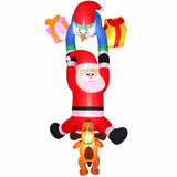 Jingle Jollys Christmas Inflatable Climbing Santa 3.5M Height LED Decorations Illuminated - Shoppers Spot Occasions > Christmas > Outdoor Decorations & Lights - Alternate view 4