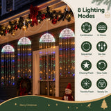 Jingle Jollys Christmas Lights Solar Jellyfish 4Pcs Garden Decorative Multi-Color