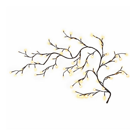 Another view of the willow vine branch lights, USB powered.