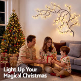 Willow vine branch lights, for indoor use.