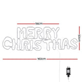 1.6M Christmas Lights Motif 360 LED Rope Light Outdoor Decoration Jingle Jollys