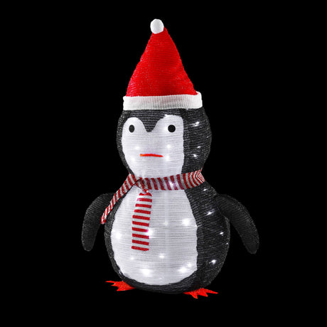 The 70cm lit penguin shown again, eight lighting modes.