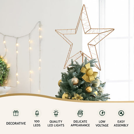 Another view of the ground star fairy light, for indoor or outdoor use.