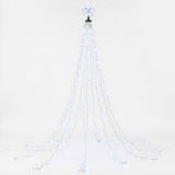 Another view of the 2.5m waterfall tree lights, for outdoor use.