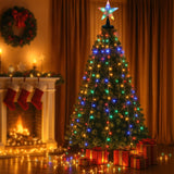 Jingle Jollys 2.5M Christmas Lights Waterfall String Light 300 LED Star Topper