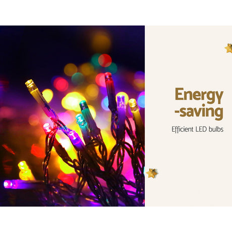 Another view of the 3m solar string lights, for indoor or outdoor use.