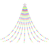 Jingle Jollys 3.8M Christmas Lights Waterfall String Light 340 LED