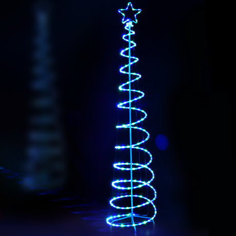 The 2.4m solar tree light shown again, solar powered.