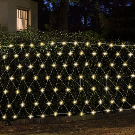 The 3x2m net lights shown again, running on low voltage.