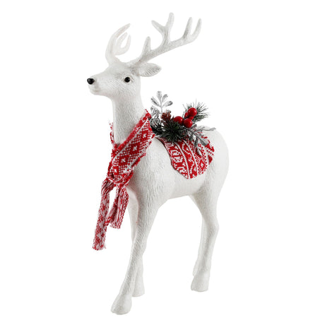 Standing glitter reindeer ornament 45cm tall.