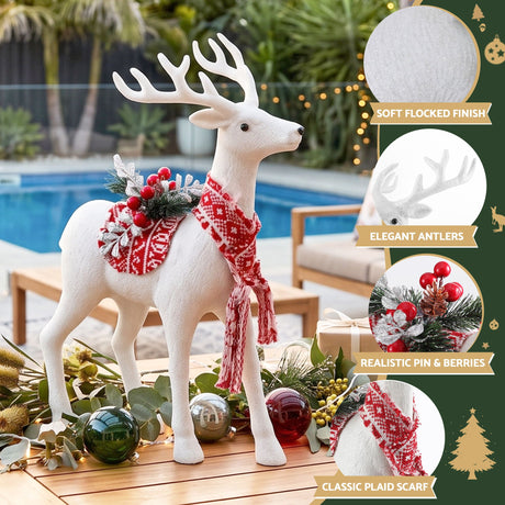 The 45cm glitter reindeer shown again.