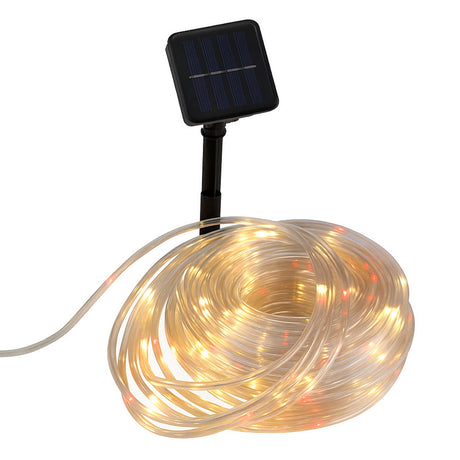 Multicoloured rope light 30 metres long with 300 LEDs.