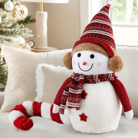 A further view of the 45cm snowman ornament.