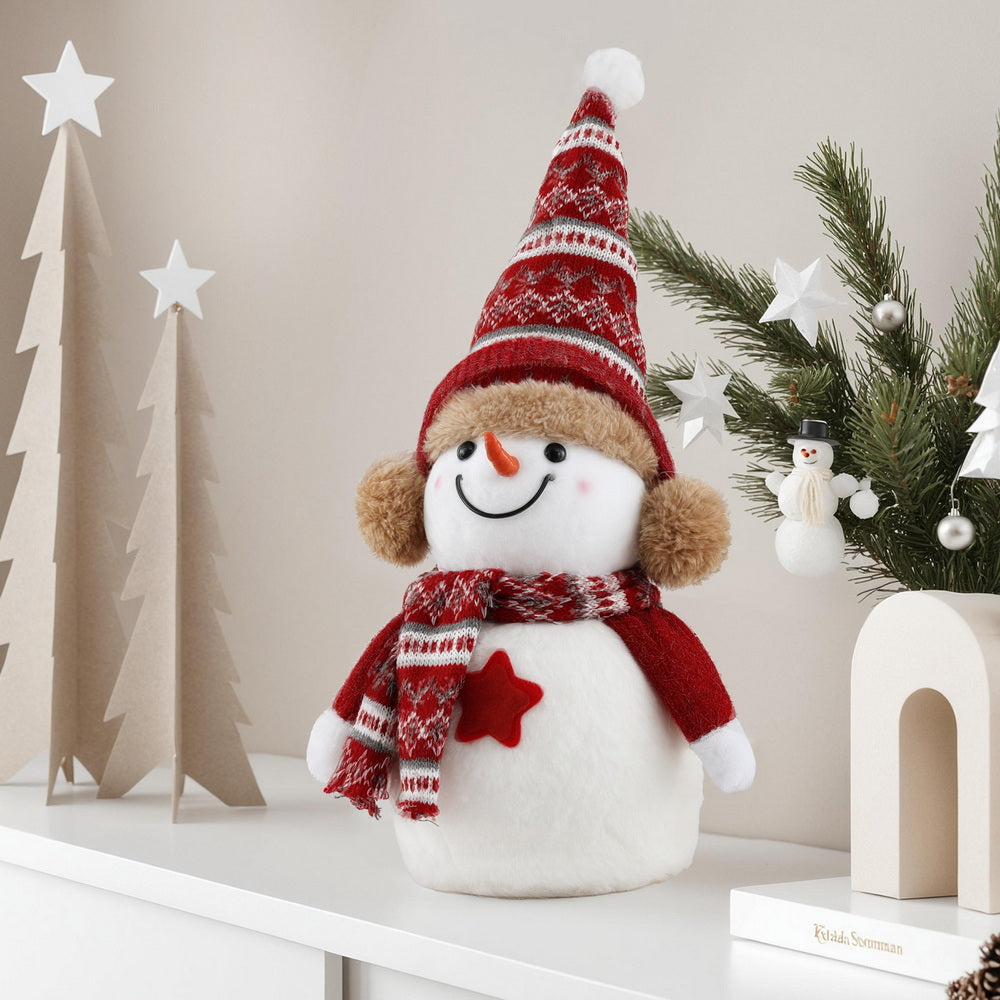 A further view of the 35cm snowman ornament.