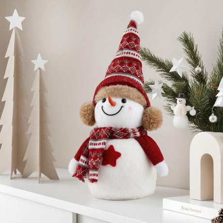 A further view of the 35cm snowman ornament.