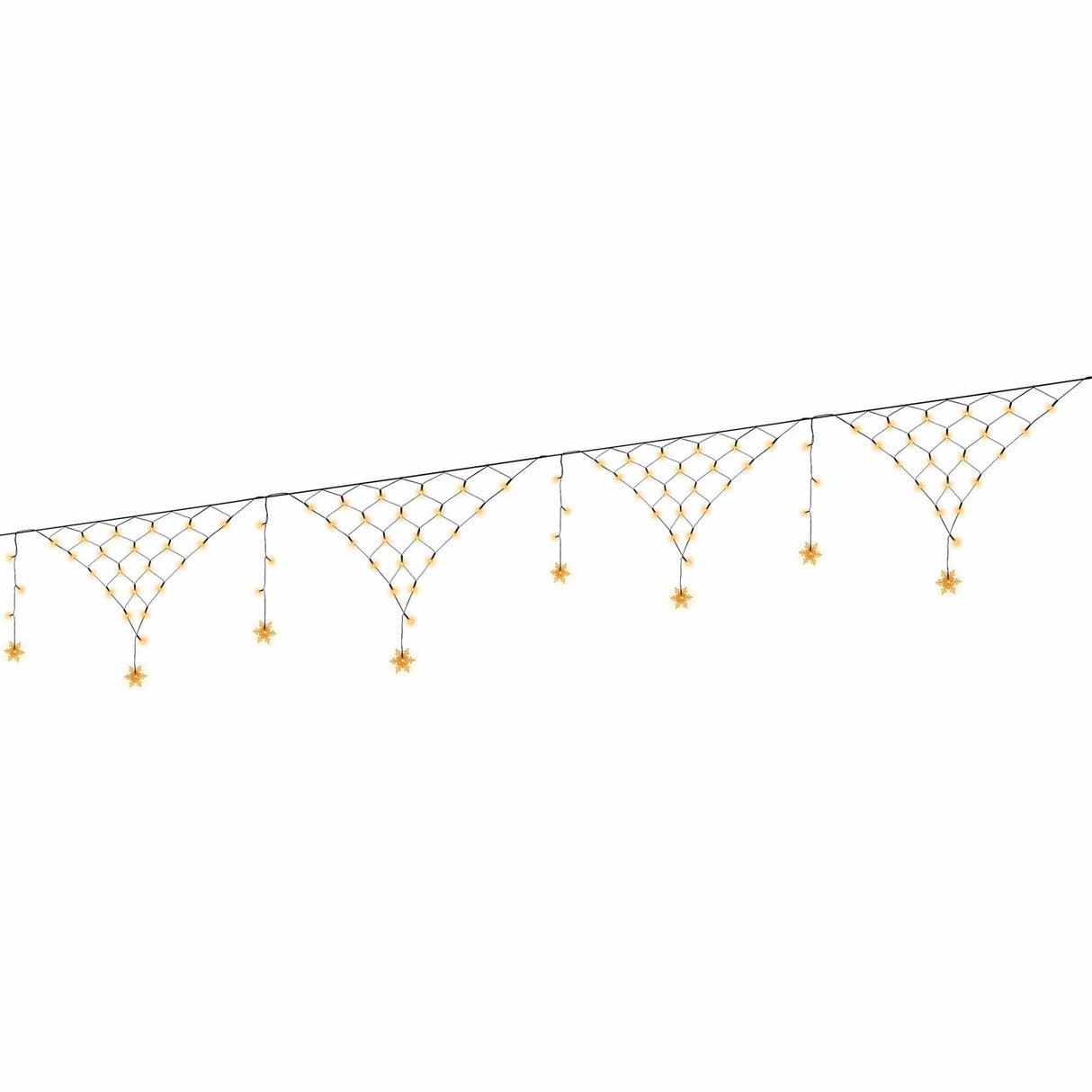 Jingle Jollys Christmas Lights Solar Fairy Lights Warm White Christmas Decorations 4m