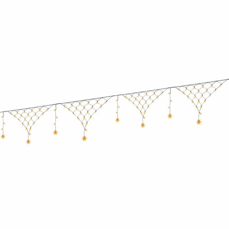 The 4m solar fairy lights shown again, solar powered.
