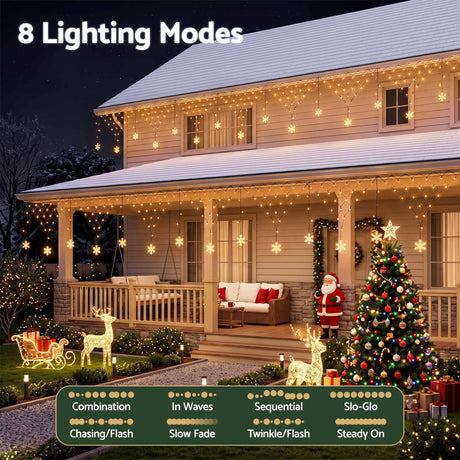 The 4m solar fairy lights shown again, for outdoor use.