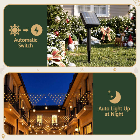 4m solar fairy lights, solar powered.