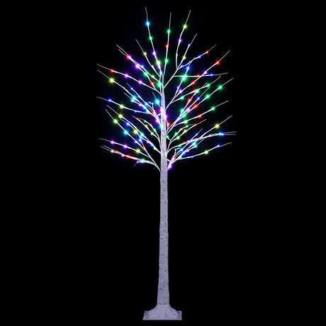 Twig Christmas tree 1.7 metres tall with 120 RGB LEDs.