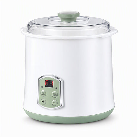 Devanti 2-in-1 Yoghurt Maker and Fermenter 2L with Greek Yoghurt Strainer Soft Cheese Machine.
