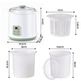 Devanti 2-in-1 Yoghurt Maker and Fermenter 2L with Greek Yoghurt Strainer Soft Cheese Machine
