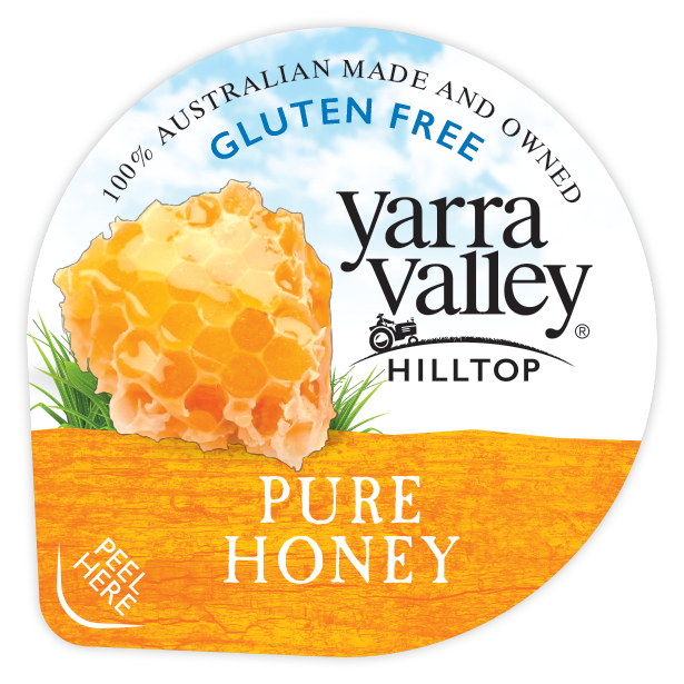 Yarra Valley Hilltop pure honey 16g portion cup