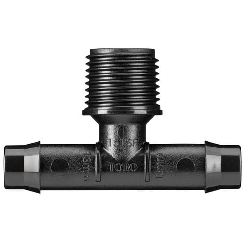 Toro 13 x 15mm Barbed Male Threaded Tee - Single