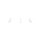 Brilliant White Naj 3 Light Track And Spotlight Kit