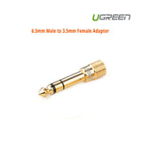 UGREEN Male Female adapter, 6.5mm, 3.5mm.