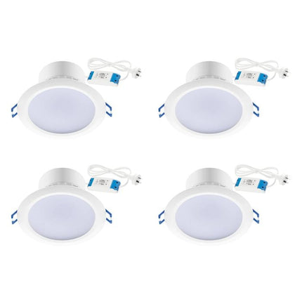 Deta 10W 940m White Grid Connect Smart LED Downlight - 4 Pack