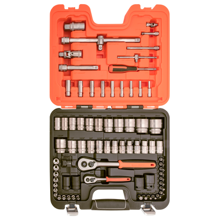 Bahco 1/4 And 1/2" Square Drive Socket Set