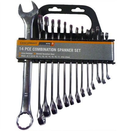 Craftright 14 Piece Spanner Set