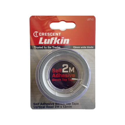 Crescent Lufkin Self Adhesive Bench Top Tape 2m x 13mm