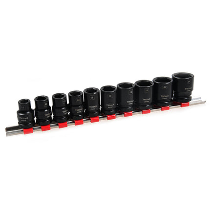 Trojan 10 Piece 1/2" Impact Socket Rail Set