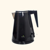 Dolphy 1.2L Double Layer Electric Kettle – Black Stainless Steel, Auto Shut-Off, Cool-Touch Body, Fast Boil, Cordless Design for Home, Office & Hotel Use