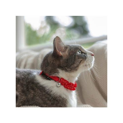 Purina Total Care Red Ruffles Fashion Cat Collar